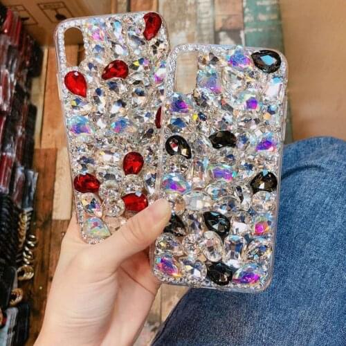 Sunjolly for Samsung Galaxy A71 Case A51 A71 A52 A72 A42 A12 A02S A41 A32 A31 A21S A21 A11 A01 Phone Case Diamond Cover coque
