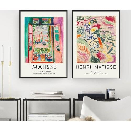 Vintage Henri Matisse Canvas Posters And Prints Abstract Landscape Wall Art Nordic Pictures For Living Room Home Decor