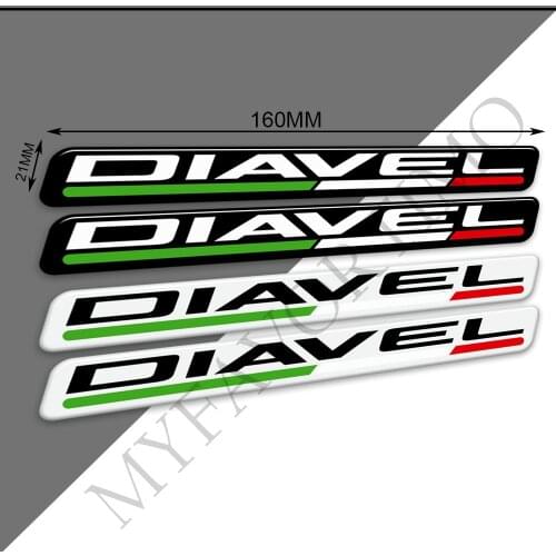 For Ducati Diavel XDiavel 1260S V2 V4 Tank Pad Protector Fairing Motorcycle Stickers Emblem Logo Fender Windshield Handguard