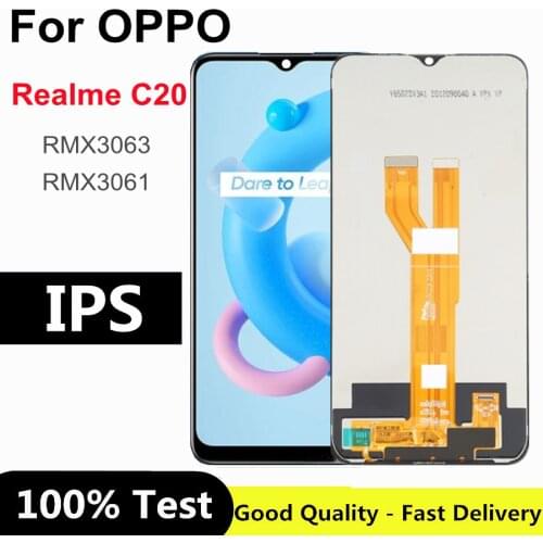 6.5" For OPPO Realme C20 LCD Display Touch Screen Digitizer Sensor Assembly For Oppo Realme C20 RMX3063 RMX3061 LCD
