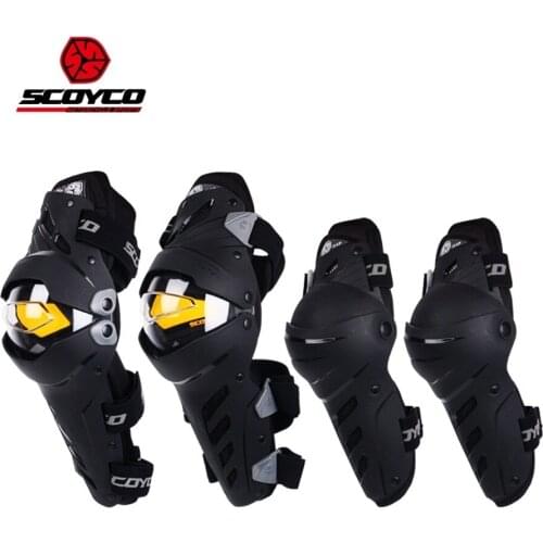 Free shipping 1Set/4Pcs Motocross Knee Moto Pads Protector Protective Elbow Gear Guards Pad Motorcycle Knee and Elbow