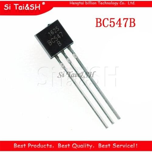 100pcs BC547B BC547C BC546B BC548B BC550B BC556B BC557B BC558B BC558C BC559B TO92 triode transistor