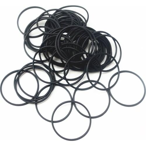 100Pcs Black "O" Type Sealing Rubber Ring Gaskets Outside diameter31/32/33/34/35/36/37/38/39/40 *2 MM