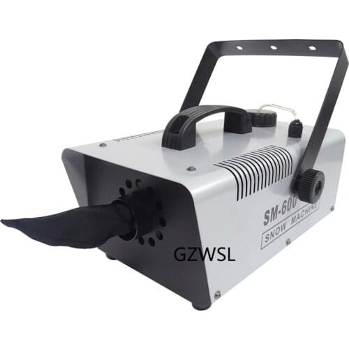 4PCS/LOT 600W Snow Machine Produces Light Foamy Flakes Includes a wireless remote control