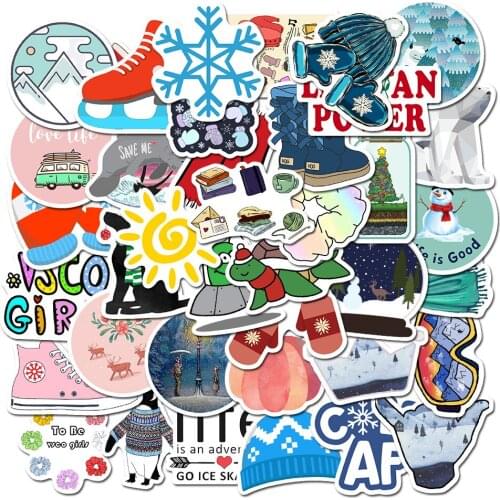 50pcs/pack Mixed Fashion Style Computer Stickers Skateboard suitcase Waterproof laptop stickers For MacBook/HP Graffiti sticker