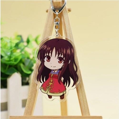 Anime Seijo no Maryoku wa Bannou Desu Acrylic Keychain Schoolbag Pendant Toy Keyring Decor Student Cosplay