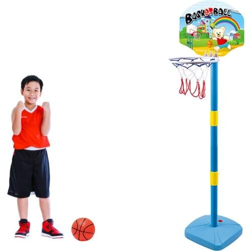 Basketball Sport Toy Kids Basketball Playing Set Adjustable Stand Basket Holder Hoop Goal Game Indoor Child Yard Game Boy Toys