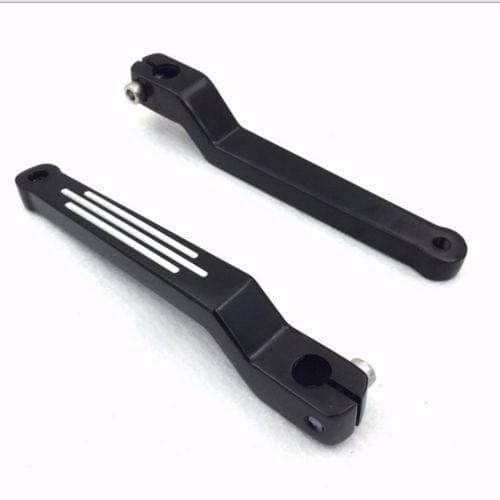 Black Heel/Toe Shift Levers For Harley Heritage Softail FLST Electra Glide Road King Road Glide Tour Glide Trike 2008 And Later
