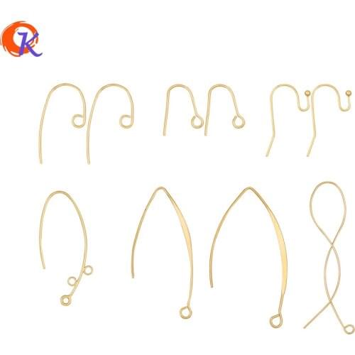 Cordial Design 100Pcs Jewelry Accessories/Earring Making/DIY Parts/Genuine Gold Plating/Earring Findings/Hand Made/Earring Hooks