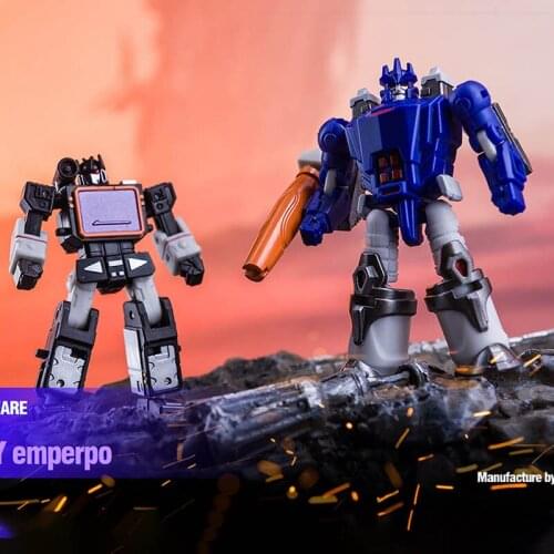 Dr Wu Transformation DW-E01 Galvatron E02B Soundwave Mini Pocket Warrior Action Figure Robot Toys