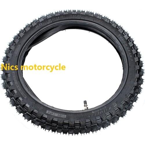 Childrens small mini off-road motorcycle tires Inner tube + tires 60-100-14 Dirt PIT Bike