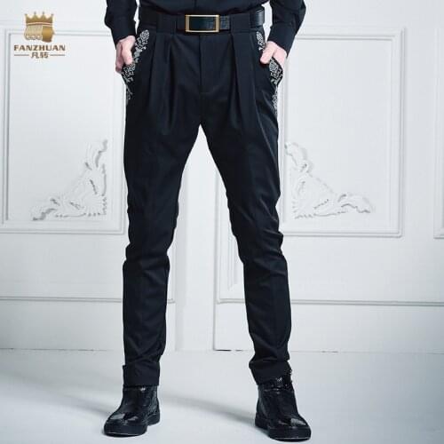 Мужские штаны с мотней FANZHUAN China At AliExpress