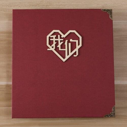 Photo Album DIY Album Album Self-Adhesive Film Couple Romantic Birthday Handmade Creative Gift