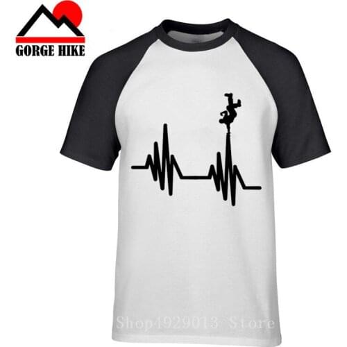 Breakdance Heartbeat Tshirt old School Hip Hop B-Boying Cool Casual pride t shirt Dancer Unisex Breaking tshirt Loose Size top