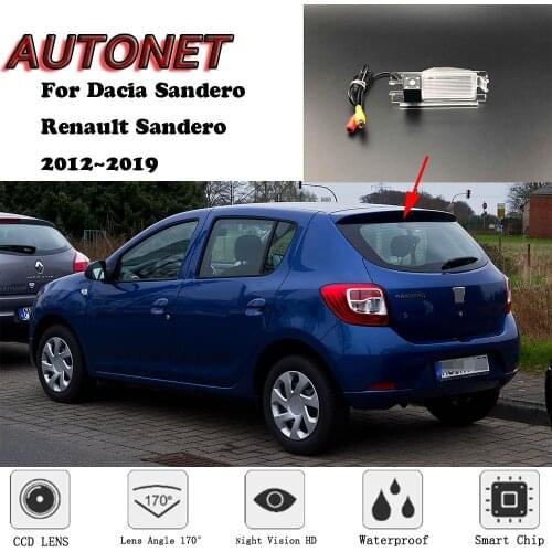 AUTONET Backup Rear View camera For Dacia Sandero / Renault Sandero 2012~2019 /parking Camera or Bracket