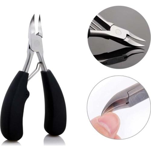 Toe Nail Clippers Remove Dead Skin Nail Correction Nippers Ingrown Toenail Cuticle Scissor Edge Cutter Thick Pedicure Care Tool