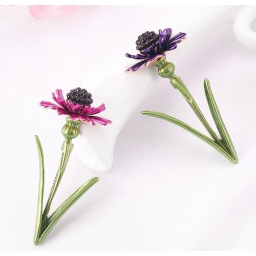 LUBOV Fashion Flower Brooch Gold Color Metal Pins Clothes Accessories Jewelry Brooches For Wedding 2019 New Design