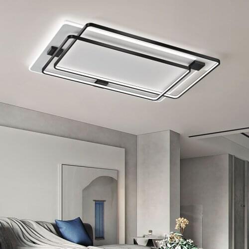 Simple Living Room Ceiling Lamp Modern Led Rectangular Hotel Lobby Guest Room Restaurant Master Bedroom Luxury Lighting