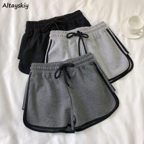 Shorts Women Simple Basic Comfortable Breathable Fashion All-match Korean Style Leisure Chic Pantalones Cortos De Mujer Loose