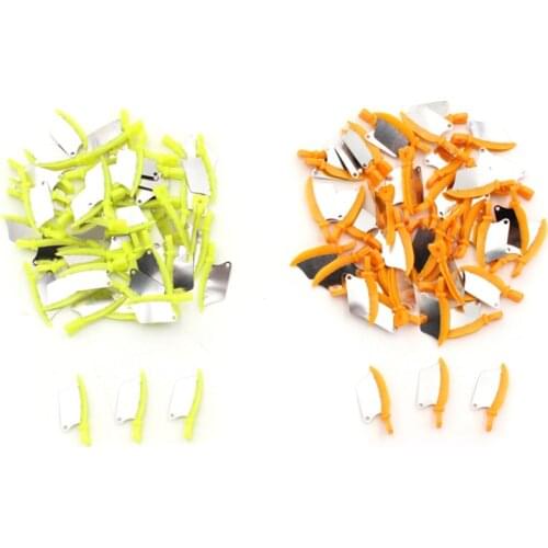50Pcs/box Dental Wedge Knives Adjacent Teeth Protective Film Interdental Preparation Teeth Wedge Knives Molding Fixed Wedge
