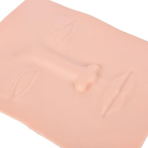 JETTING 3D Mannequin Head Eye Lip Practice Skin For Permanent Makeup Tattoo Training 1 Set 3D Permanent Makeup Mold