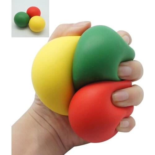 Low Resistance Squishyed Stress Reliever Ball Autism Finger Fidget Exercise Toys Wrist Finger Exerciser Trainer develop strength