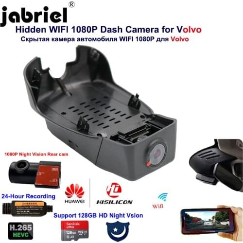 Full HD 1080P 2K Wifi Car Camera dash cam 24H video recorder Dual Len car dvr for Volvo s90 v60 xc60 s60 xc90 s80 v50 v40 s40