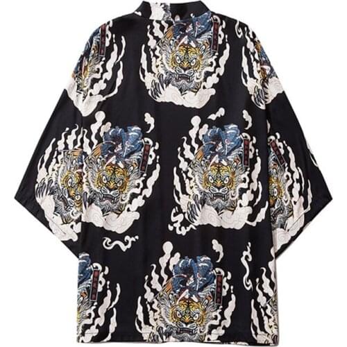 Fashion Japanese Style Anime Samurai Kimono Streetwear Yukata Women Cardigan Harajuku Robe 2020 Men Japan Clothing robe new
