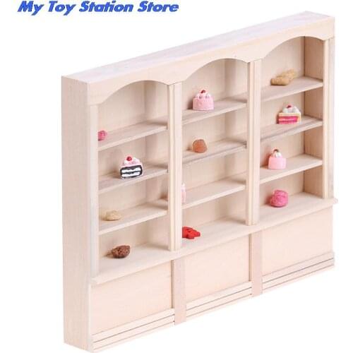 1/12 Dollhouse Miniature Bookcase Display Shelf Modern Style White And Red Color Available