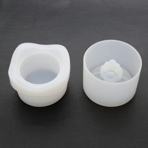 1pcs UV Resin Liquid Silicone Mold 3D Makeup Box Shape Resin Molds For DIY Charms Making Jewelry Finding Accessories