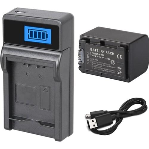 Battery+Charger for Sony HDR-CX510,HDR-CX530,HDR-CX535,HDR-CX550V,HDR-CX560V,HDR-CX570,HDR-CX580V,HDR-CX590V Handycam Camcorder