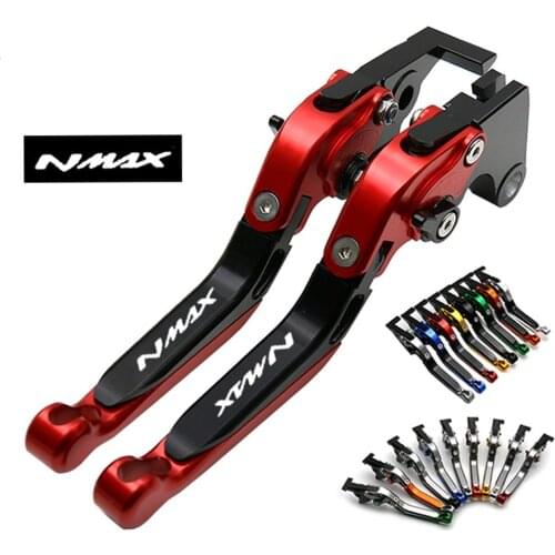 Motorcycle Accessories aluminum Brake Clutch Lever Extendable Folding For YAMAHA N-MAX 2015-2018 NMAX 155 125 NMAX155 NMAX125