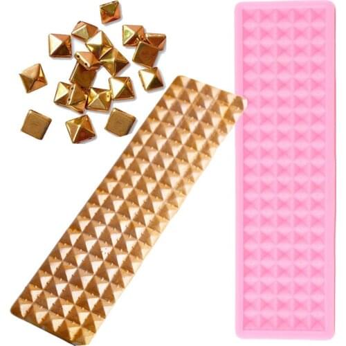 Diamond Shape Lace Border Silicone Mold Wedding Fondant Cake Decorating Tools Candy Chocolate Gumpaste Molds Clay Resin Moulds