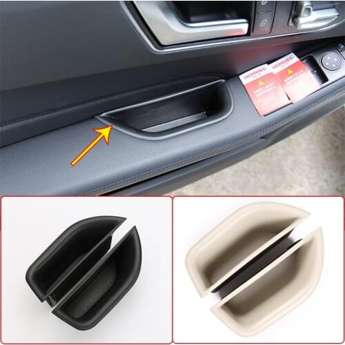 Car Styling Front Rear Door Handle Storage Box 2pcs For Mercedes Benz E Class W212 2010-2015 Auto Interior Organizer Accessories