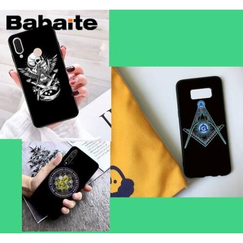 Babaite Religion fraternity Freemasons Phone Case for samsunga30 s 40 s8 20 huaweinova7pro 8x p30lite honor 10i redminote8pro
