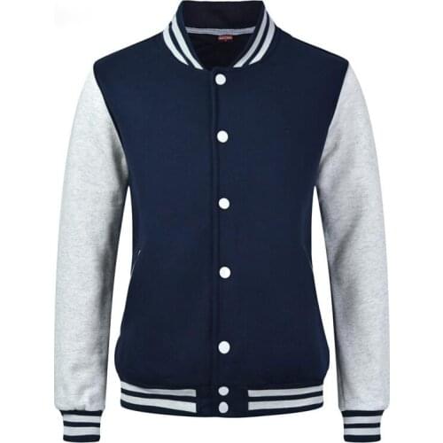 Women Unisex Cotton Baseball Jersey Mens and womens Spring and Autumn Streetwear jackets