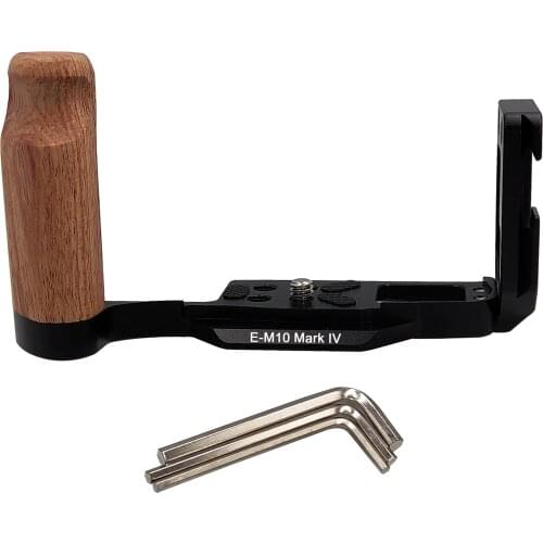 OMD EM10 IV L Plate Hand Grip, EM10 Mark 4 Quick Release L Plate Bracket Holder for EM10 Mark IV