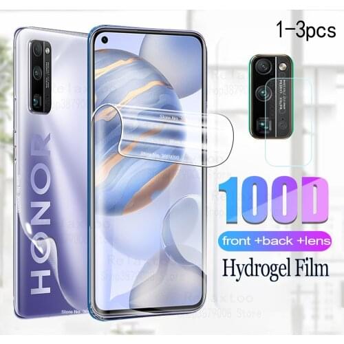 Honor 30 premium camera lens Hydrogel Film For honor 10x liten 9c Screen Protector protective honor 30 pro plus back Film Glass