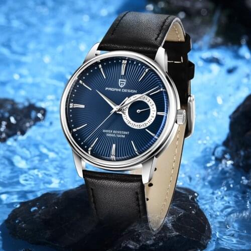 Men's Watch With Leather Strap HAIQIN China