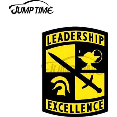 JumpTime 13 x 3.7cm For US Army ROTC Reserve Officer Training Corps Soldier Military Car Stickers Car Accessories SVAN RV Decal