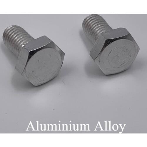 M16 M16*40/50/60/70mm M16x40/50/60/70mm 6061 AL Aluminium Alloy Bolt External Hex Hexagon Head Screw