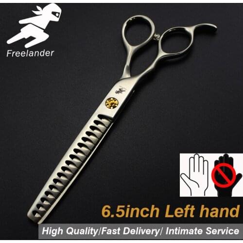 6.5inch Left Hand Dog Hair Clippers Thinning Scissor Pet Styling Tool Trimming Hair Shear with Bag