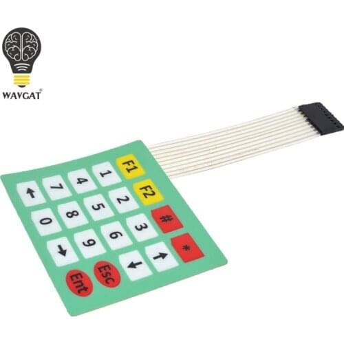 1pcs 4x5 Matrix Array 20 Key Membrane Switch Keypad Keyboard Control Panel Microprocessor Keyboard Controller for Arduino 5*4