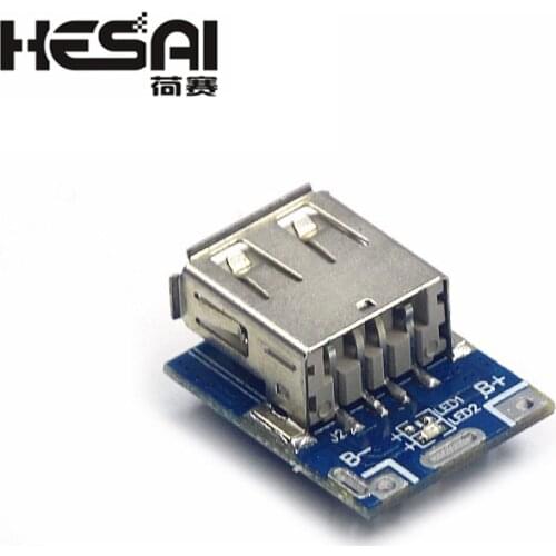 5V Boost Step Up Power Module Lithium LiPo Battery Charging Protection Board LED Display USB for DIY Charger 134N3P Program