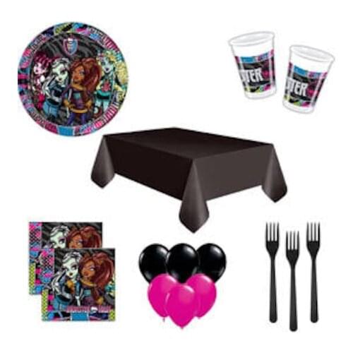 Monster High Süper Parti Seti 16 Kişilik