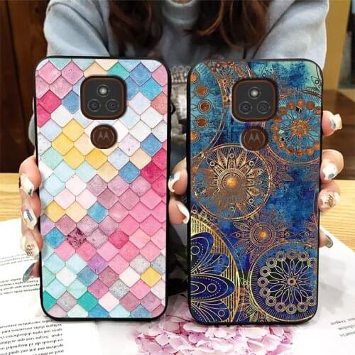 New Arrival New Phone Case For MOTO E7 Plus Waterproof Frosted Silicone Cute Original TPU Cartoon