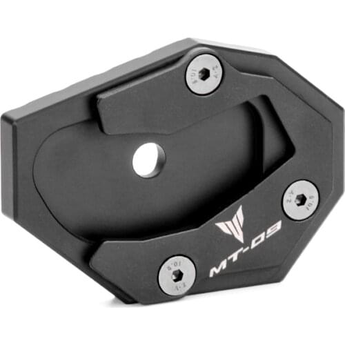 New Motorcycle Parts Kickstand Foot Side Stand Enlarge Extension Pad Support Plate Black For Yamaha MT09 MT-09 2013-2015 2014