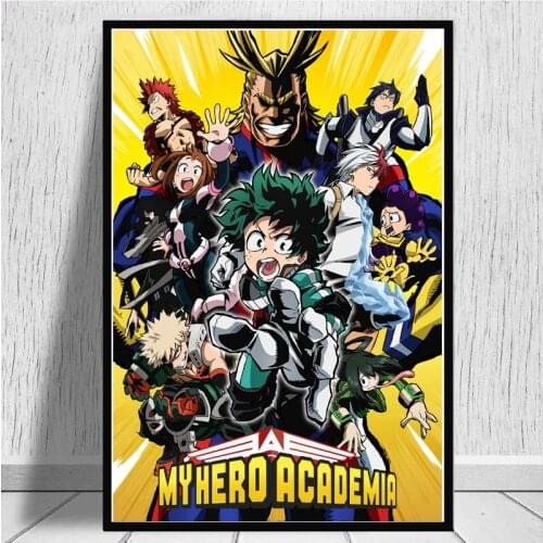 Posters And Prints Boku No Hero My Hero Academia Anime Pictures On The Wall Canvas Painting Art Decoration Home Decor Cuadros