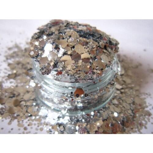 Silver glitter dust G335