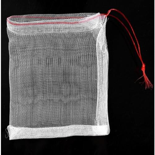 50/100Pcs Garden Netting Bags with Drawstring Plant Seeds Fruits Vegetable Protective Organizer Bag Reusable Storage Barrier Bag